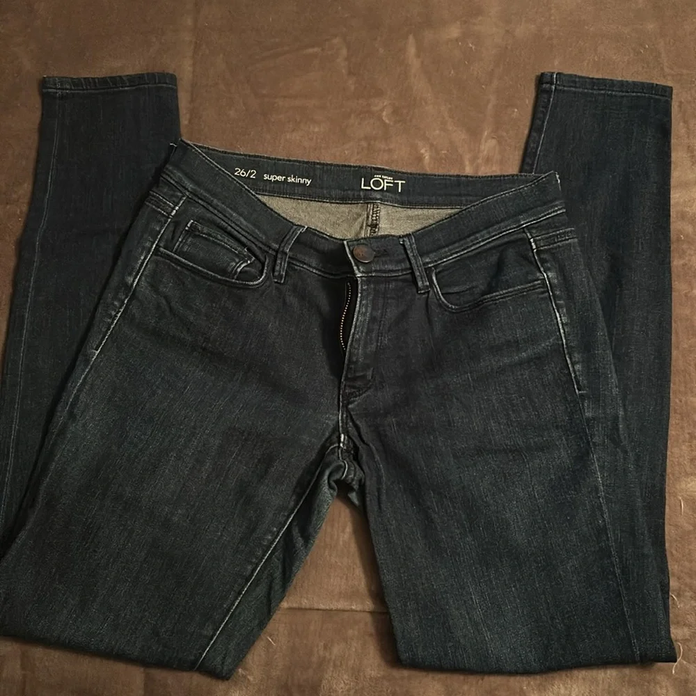 LOFT Super Skinny Jeans - Picture 2 of 4